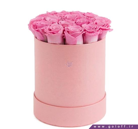 خرید گل اینترنتی - جعبه گل ولنتاین کارولین - Carolyn | گل آف